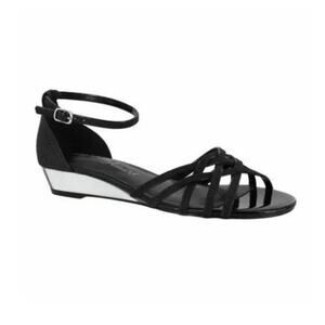 Easy Street Black Tarrah Dress Sandals Sz 9M NIB